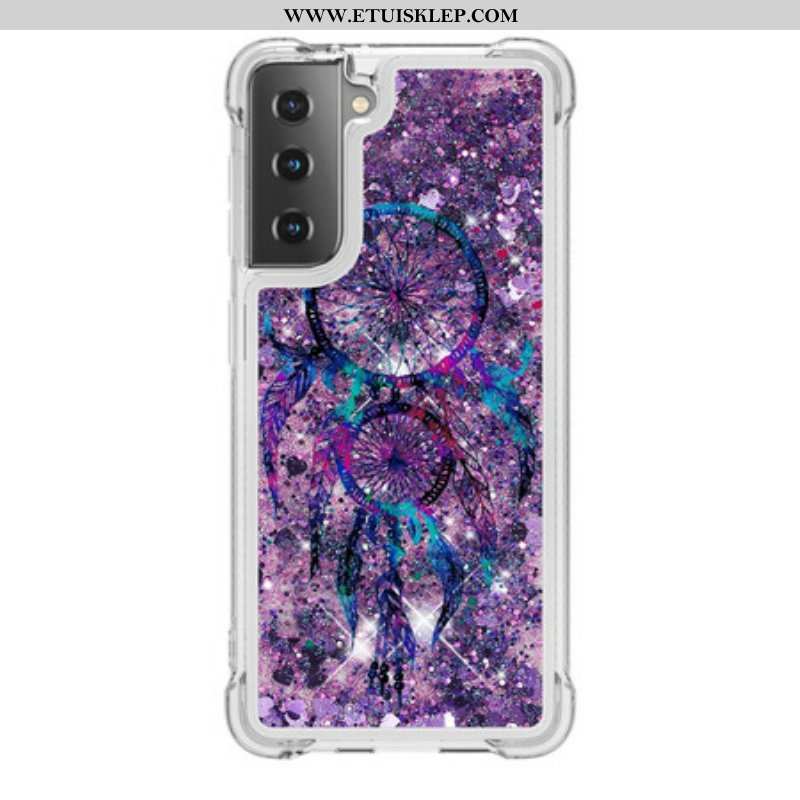 Etui do Samsung Galaxy S21 5G Brokatowy Łapacz Snów